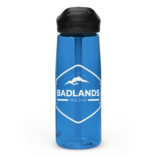Badlands Sports Water Bottle (white logo)