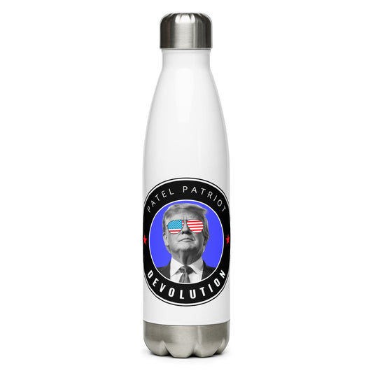 Trump Devolution Stainless steel water bottle