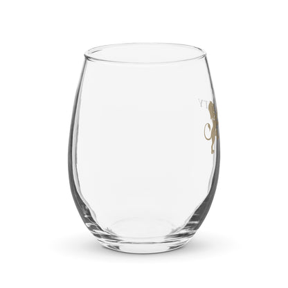 The Liberty Den Stemless Wine Glass