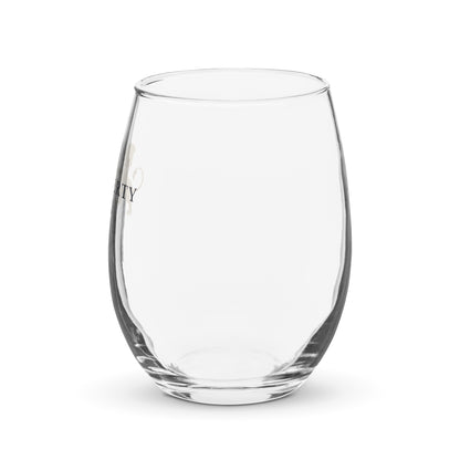 The Liberty Den Stemless Wine Glass