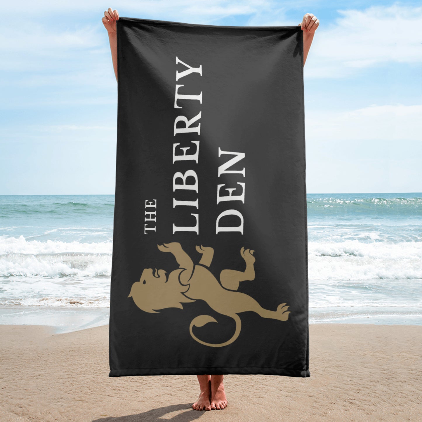 The Liberty Den Towel (charcoal)