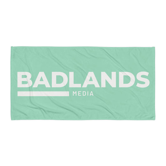 Badlands Beach or Bath Towel in mint
