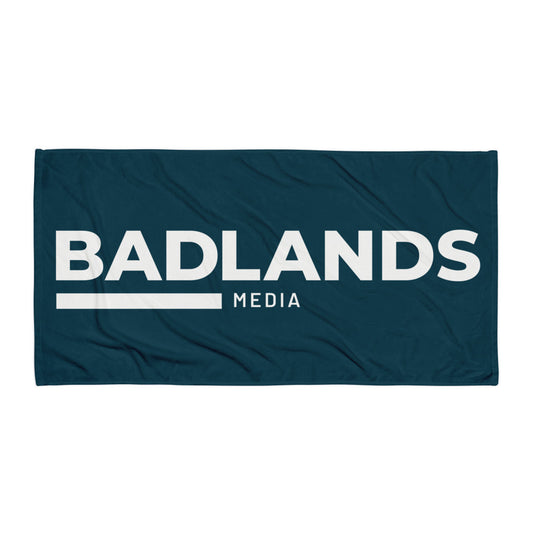 Badlands Beach or Bath Towel in admiral blue