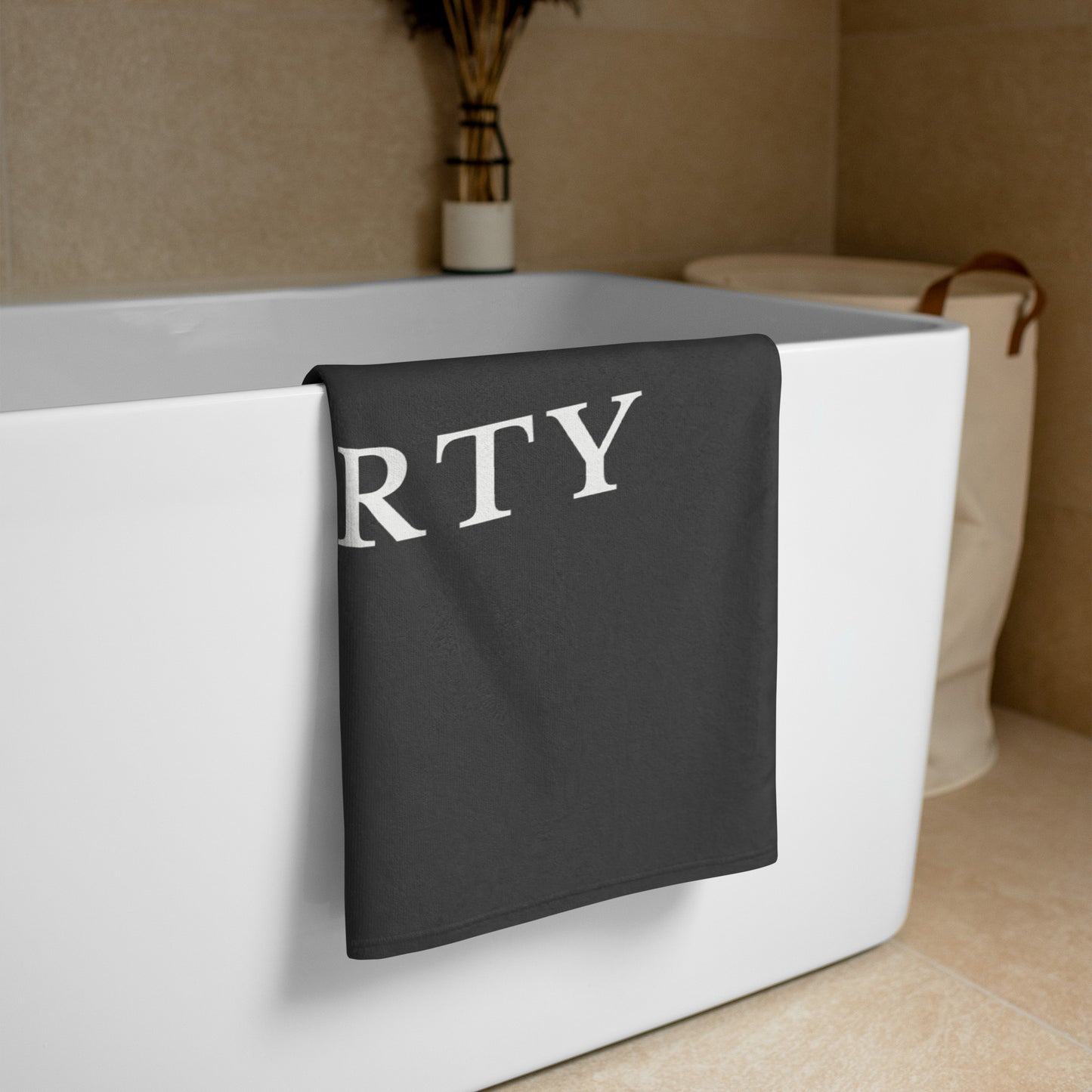 The Liberty Den Towel (charcoal)