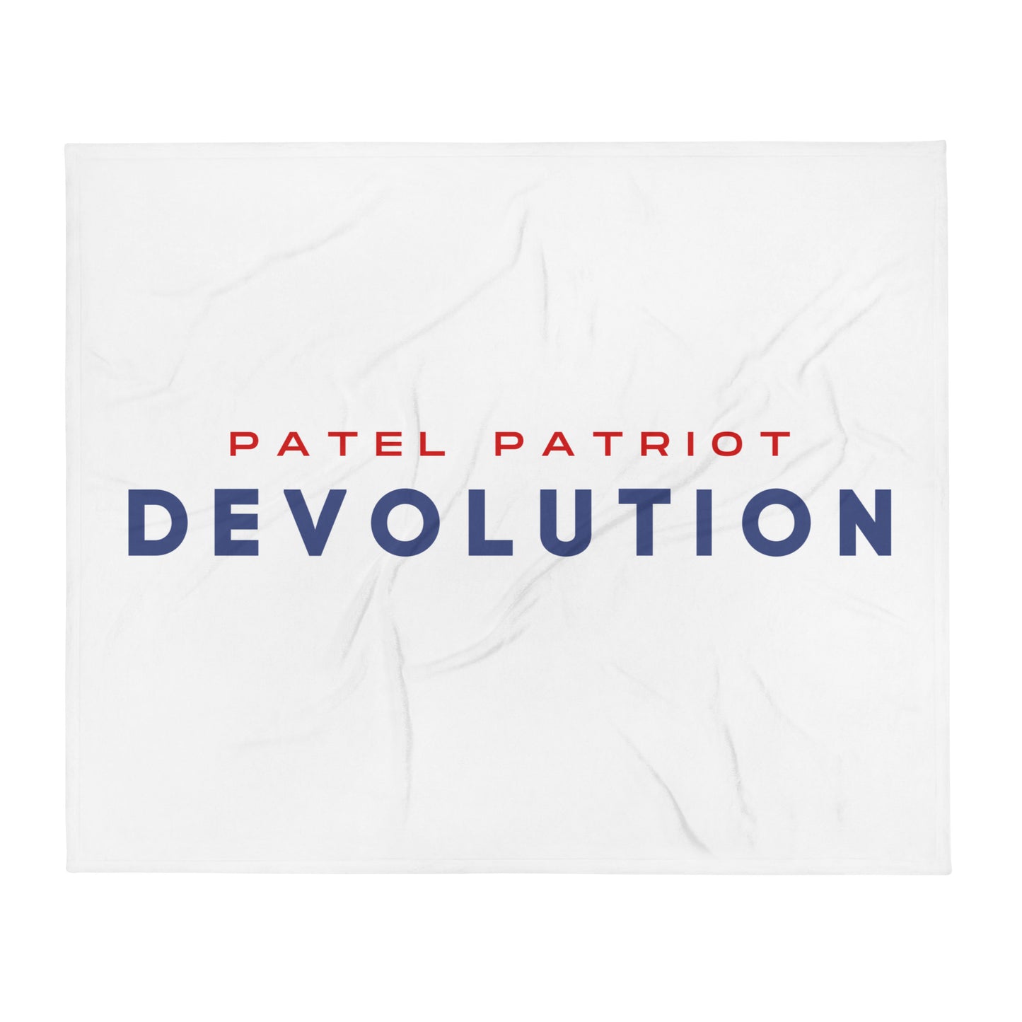 Devolution Throw Blanket (white)