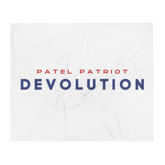 Devolution Throw Blanket (white)