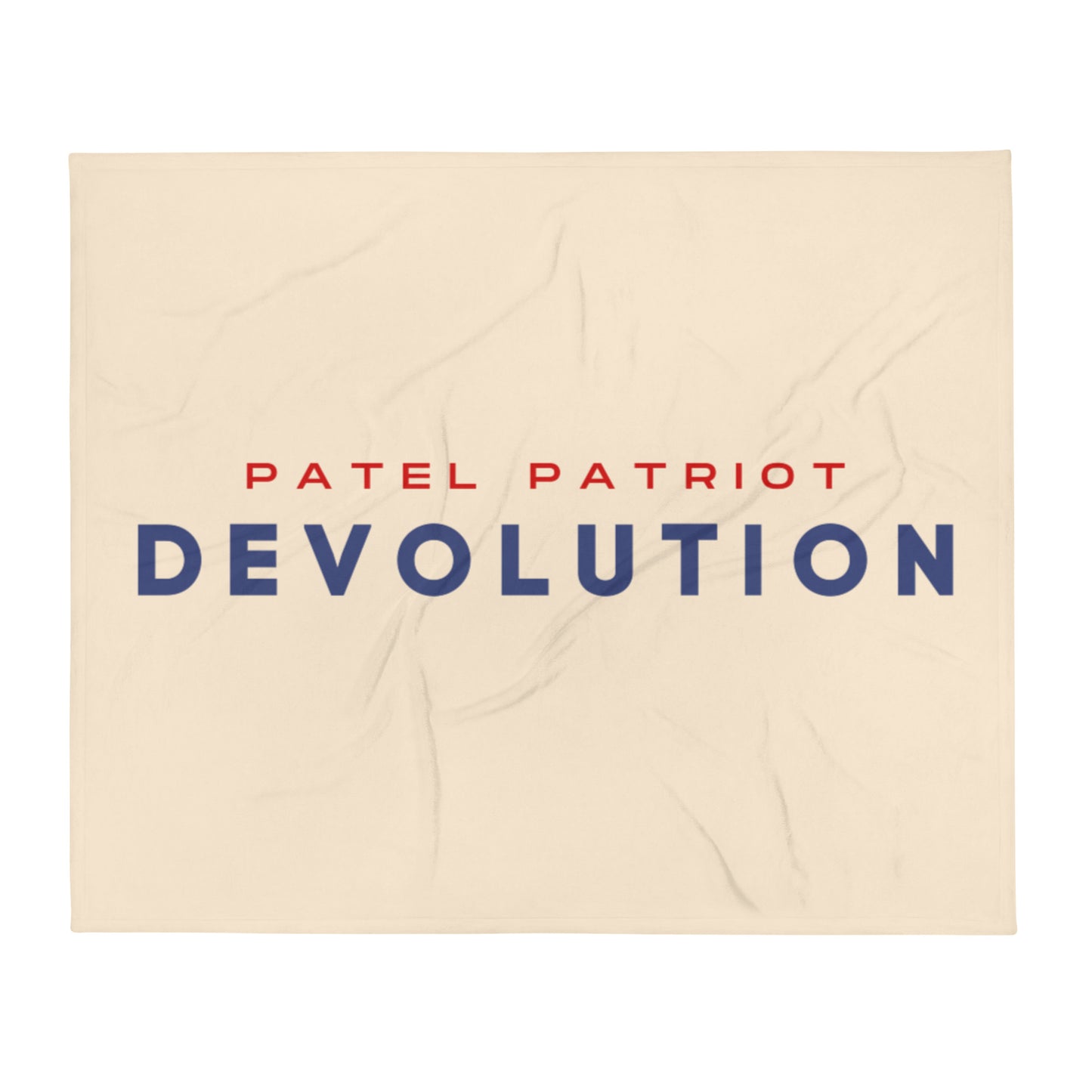 Devolution Throw Blanket (cream)