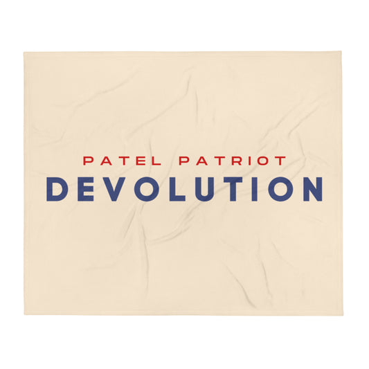 Devolution Throw Blanket (cream)