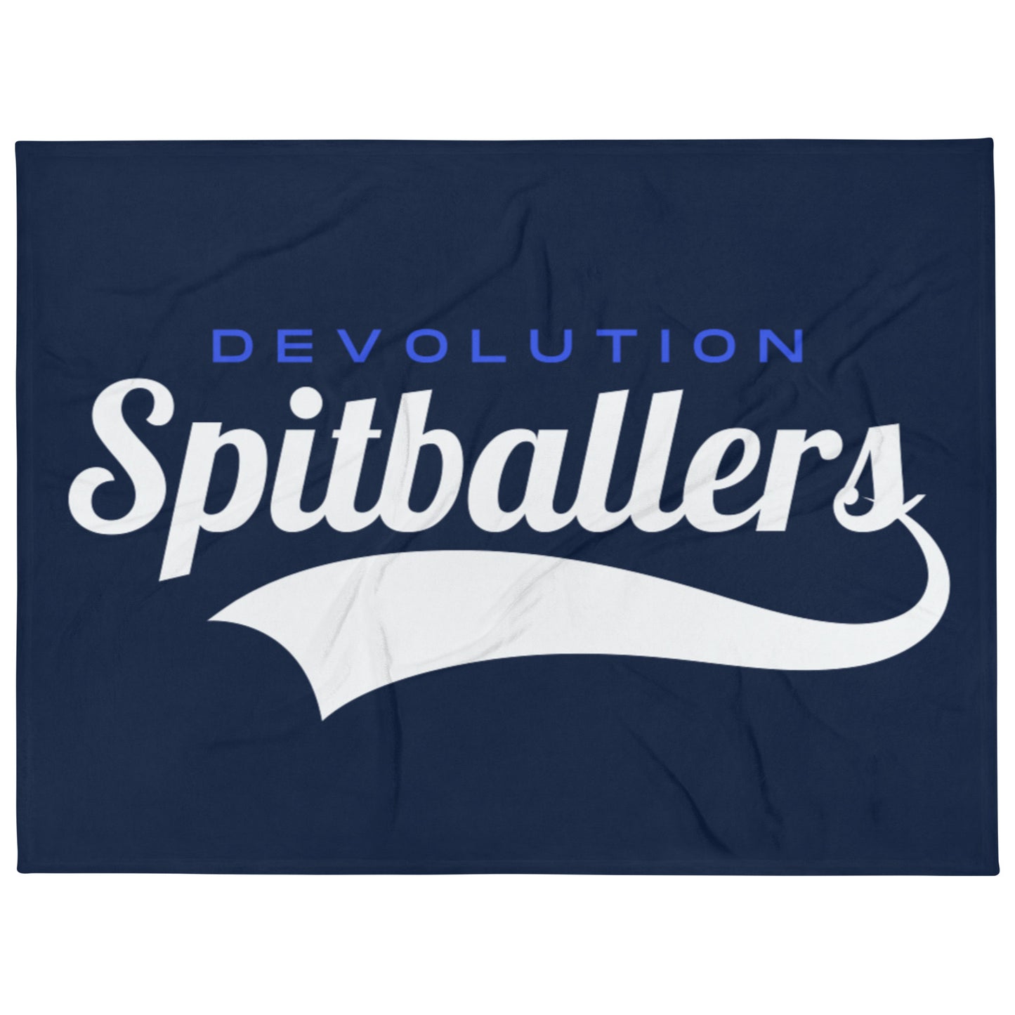 Spitballers Throw Blanket (blue)