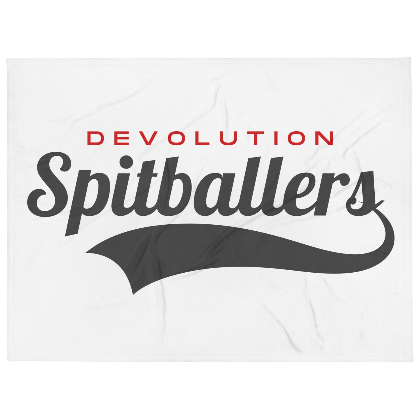 Spitballers Throw Blanket (white)