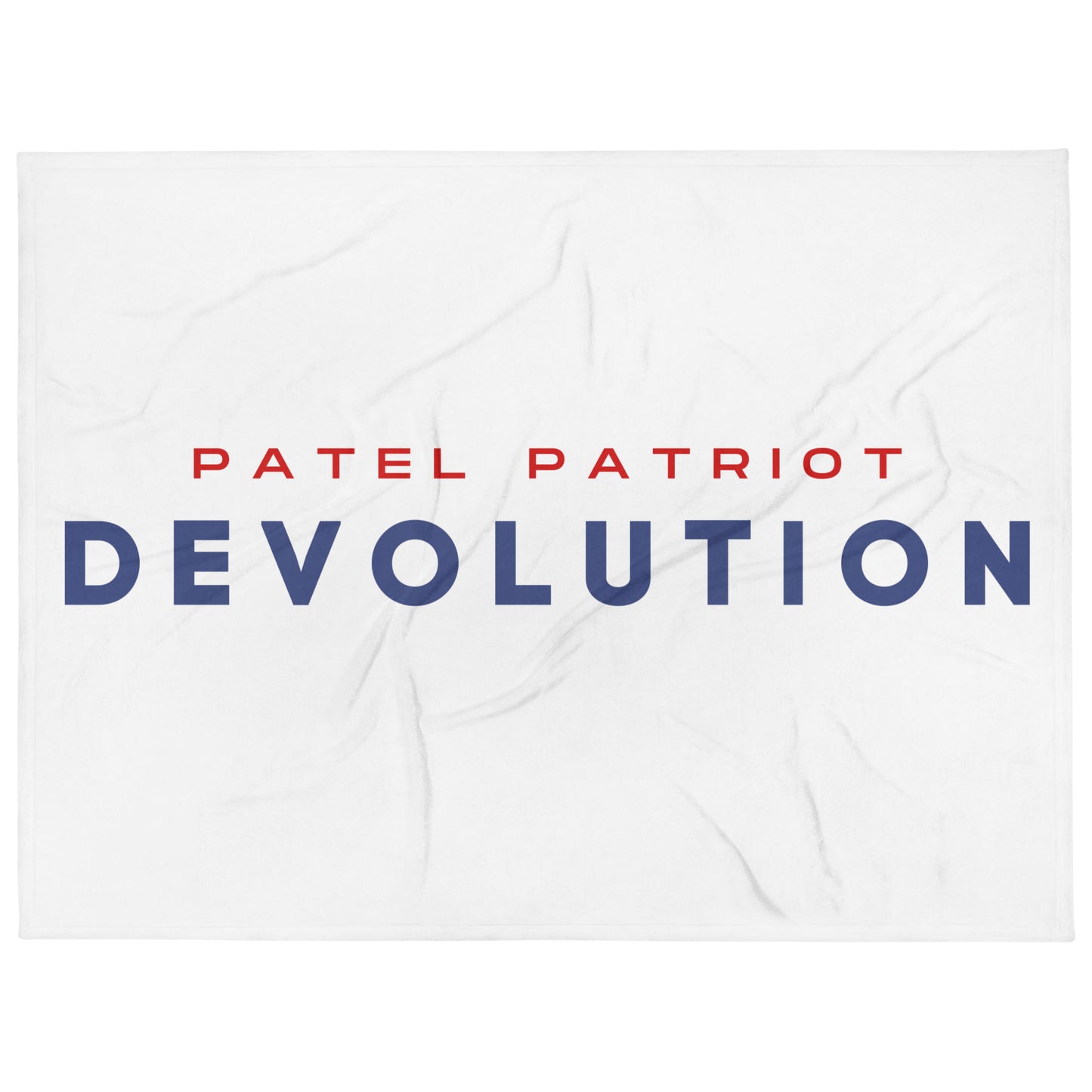 Devolution Throw Blanket (white)