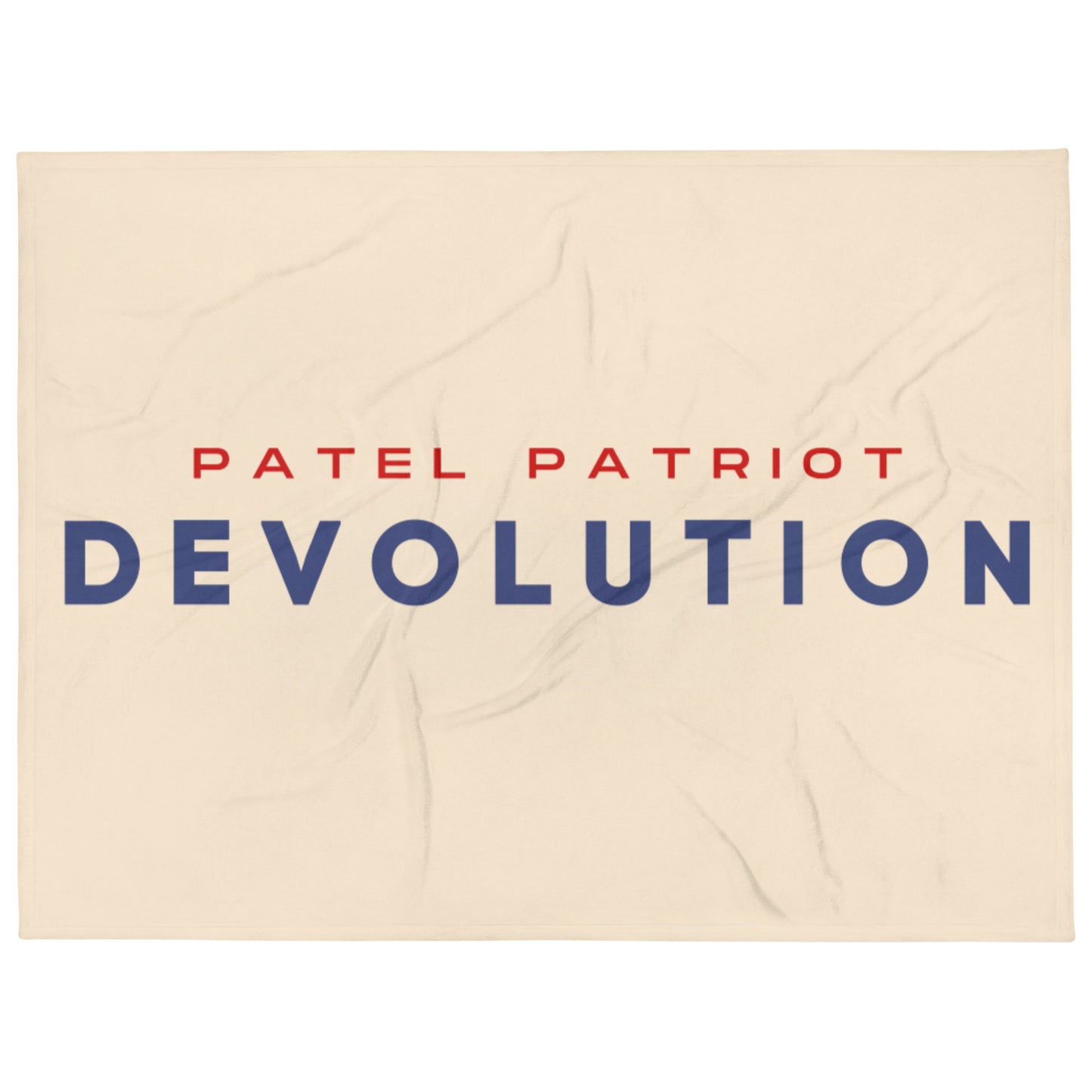 Devolution Throw Blanket (cream)