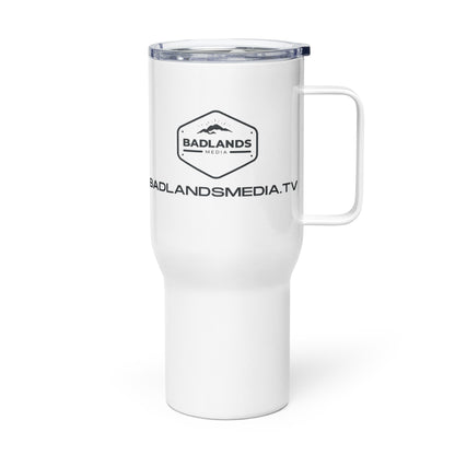 Badlands Story Hour Travel mug with a handle