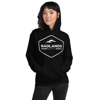 Badlands Hexagon Unisex Hoodie with white logo