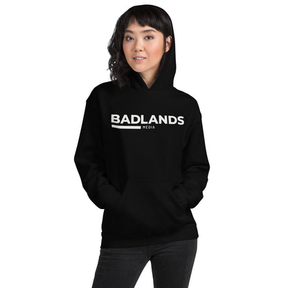 Badlands Unisex Hoodie (white logo)