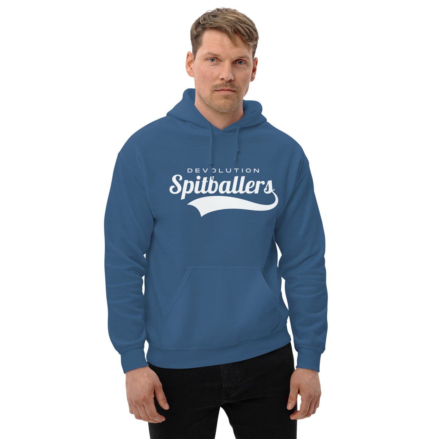 Spitballers Unisex Hoodie (white logo)