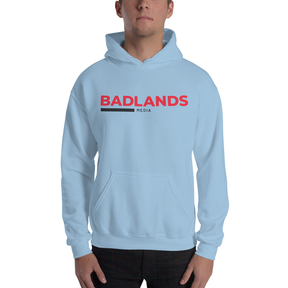 Badlands Unisex Hoodie (red/blk logo)