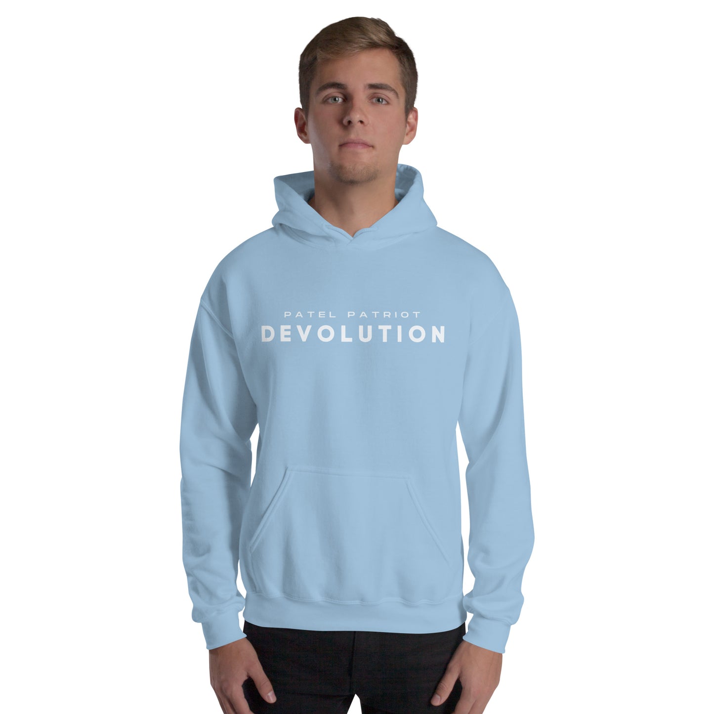 Devolution Unisex Hoodie (white logo)