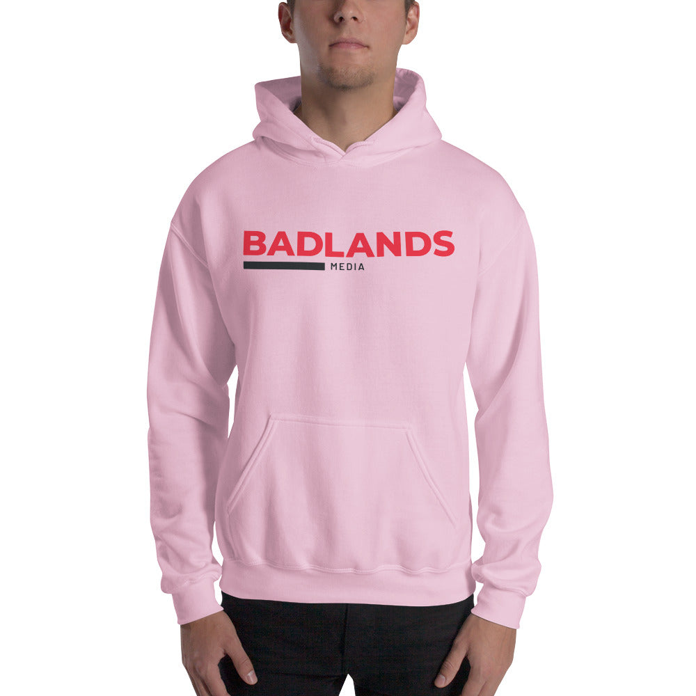 Badlands Unisex Hoodie (red/blk logo)