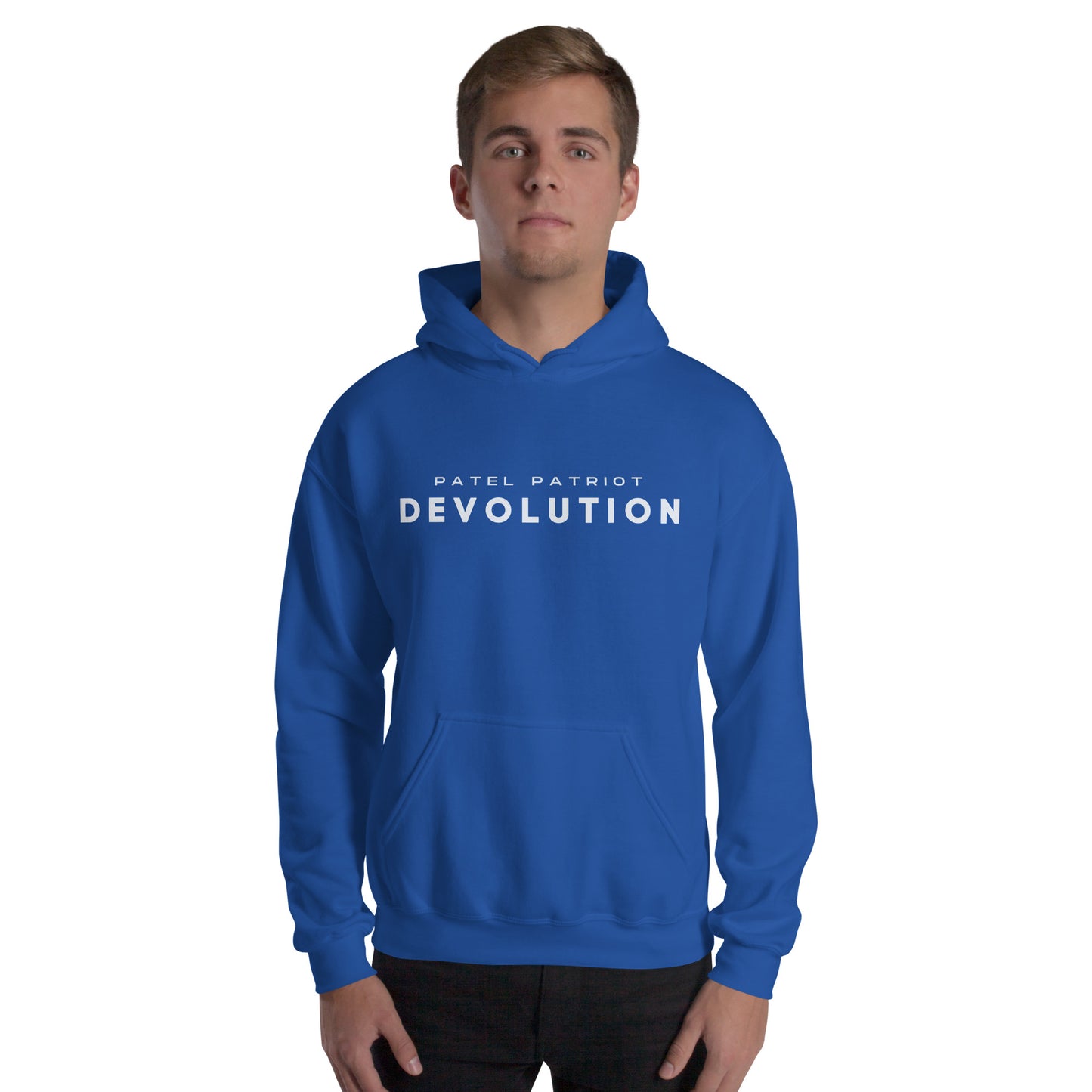 Devolution Unisex Hoodie (white logo)