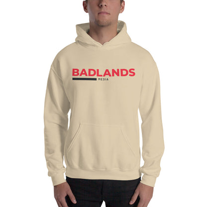 Badlands Unisex Hoodie (red/blk logo)