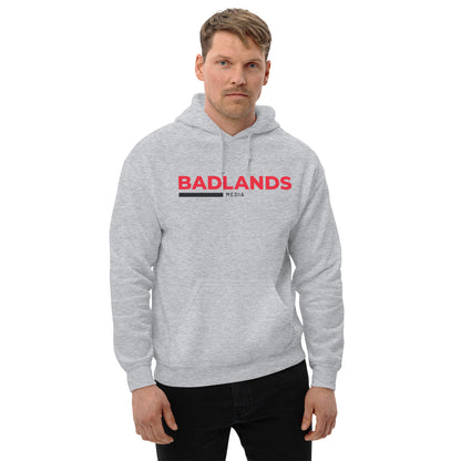 Badlands Unisex Hoodie (red/blk logo)