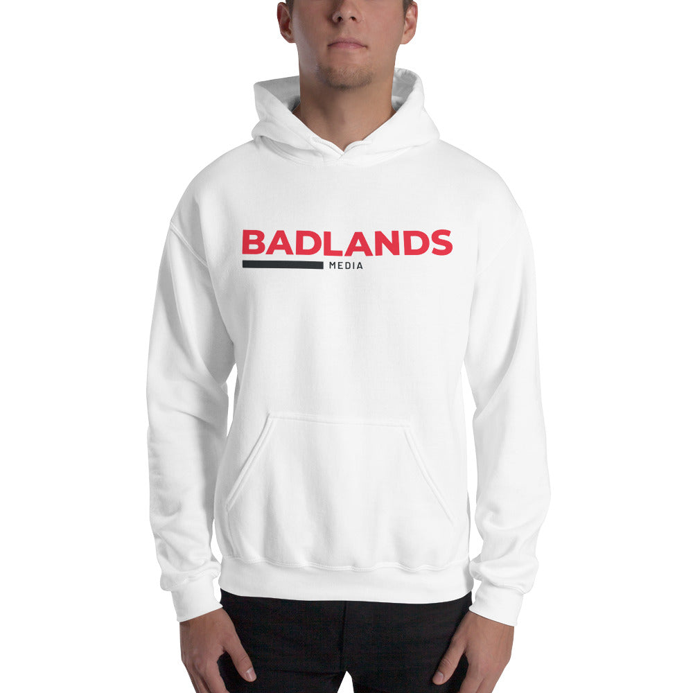 Badlands Unisex Hoodie (red/blk logo)