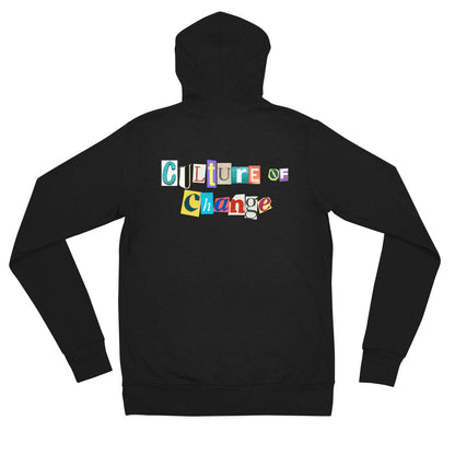 Culture of Change Unisex zip hoodie