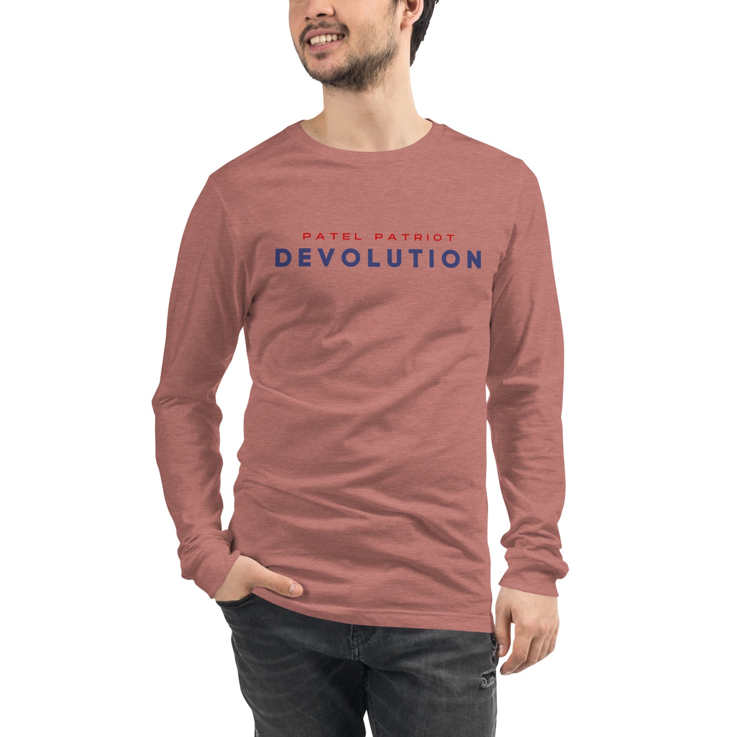 Devolution Unisex Long Sleeve Tee (dark logo)