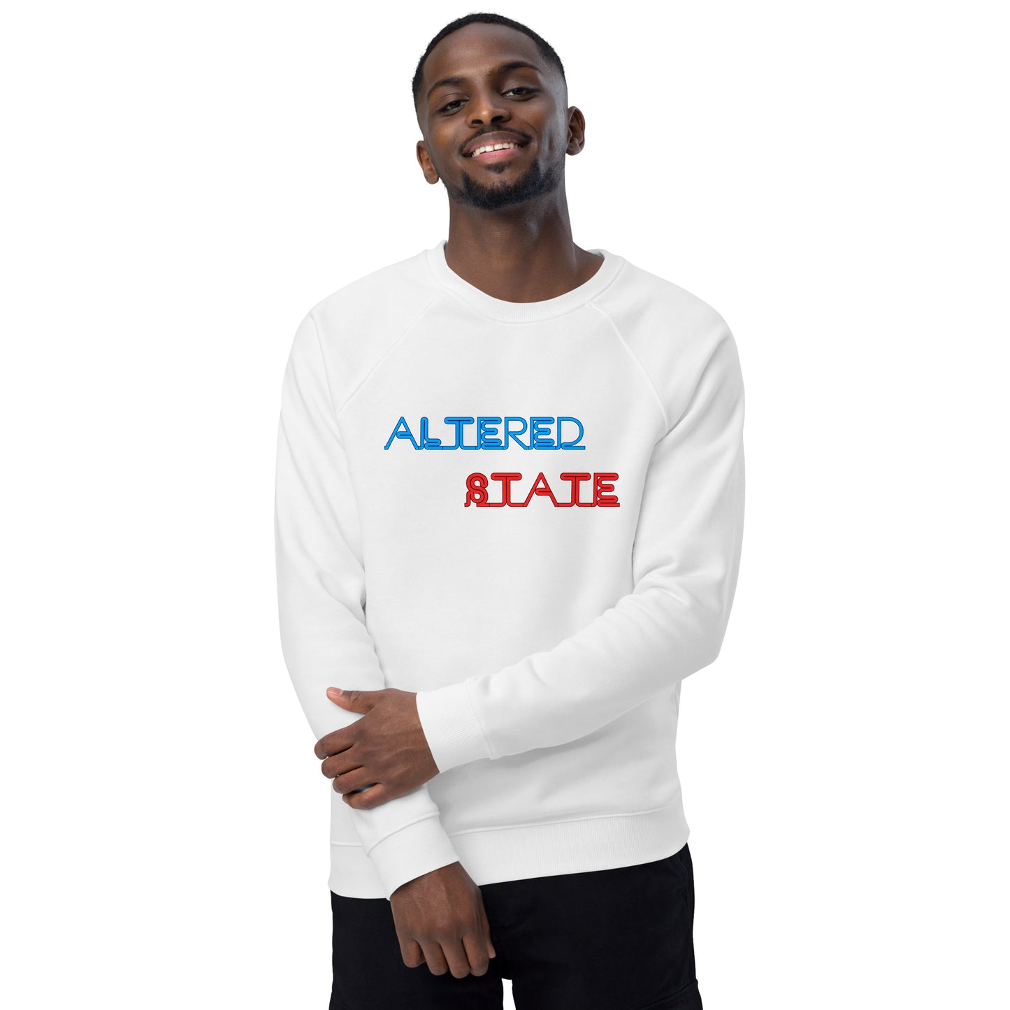 Altered State Unisex organic raglan sweatshirt