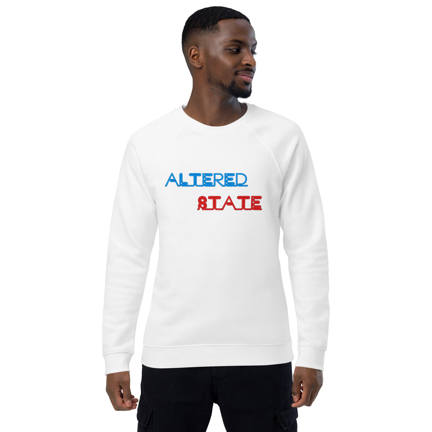 Altered State Unisex organic raglan sweatshirt