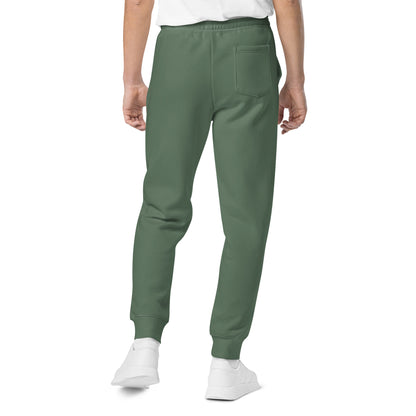 Badlands Unisex Pigment-Dyed Sweatpants (black logo)