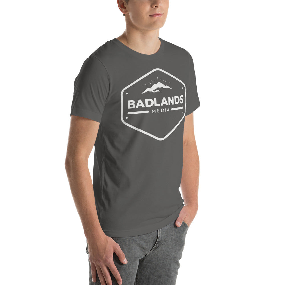 Badlands Hexagon Unisex T-Shirt with white logo