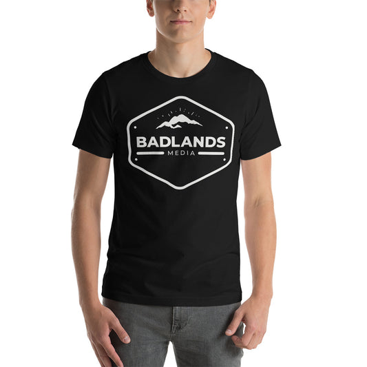 Badlands Hexagon Unisex T-Shirt with white logo