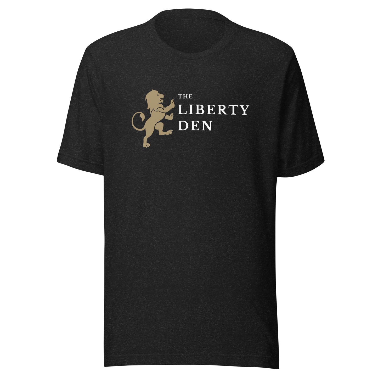 The Liberty Den Unisex t-shirt (light logo)