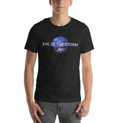 Eye of the Storm Unisex t-shirt (light logo)