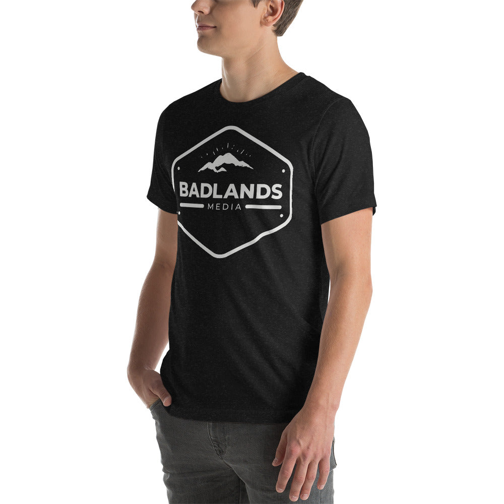 Badlands Hexagon Unisex T-Shirt with white logo