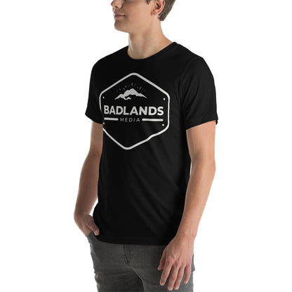 Badlands Hexagon Unisex T-Shirt with white logo