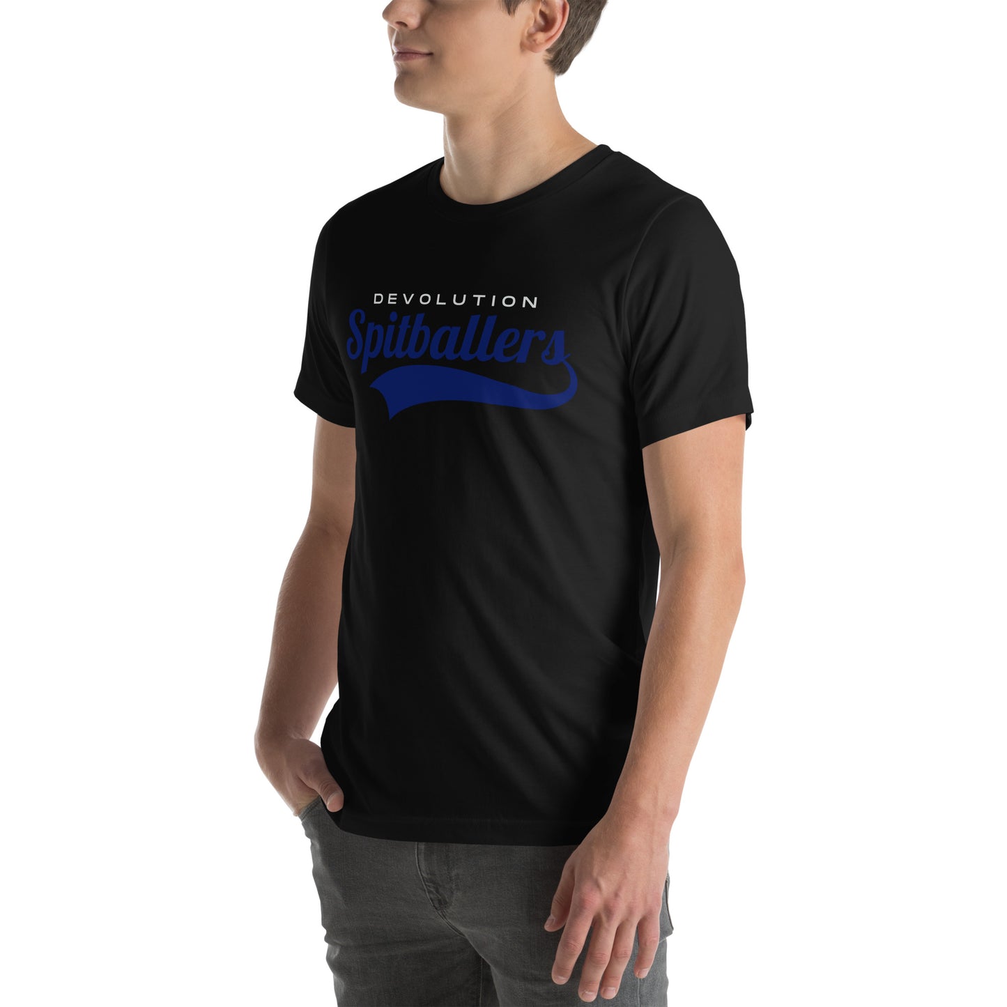 Spitballers Unisex t-shirt (blue logo)