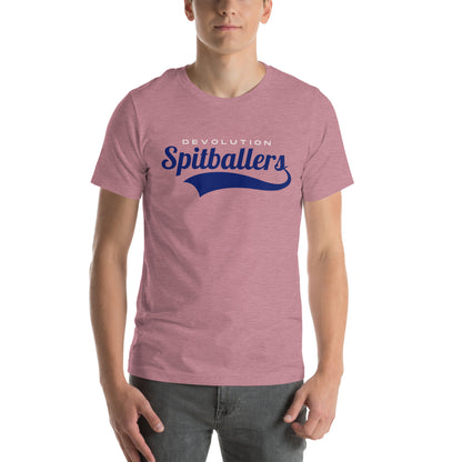 Spitballers Unisex t-shirt (blue logo)