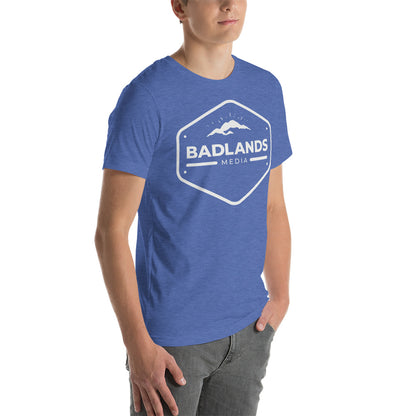 Badlands Hexagon Unisex T-Shirt with white logo