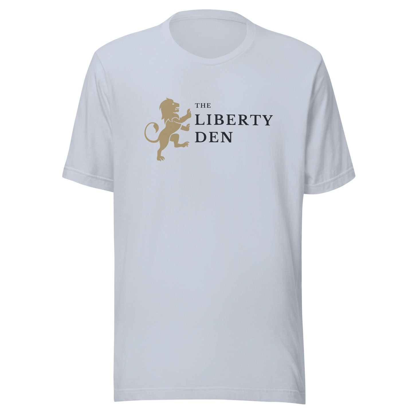 The Liberty Den Unisex t-shirt (dark logo)