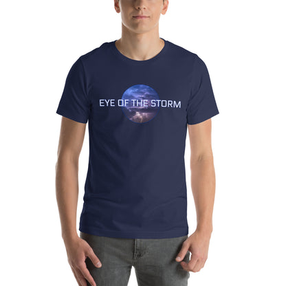 Eye of the Storm Unisex t-shirt (light logo)