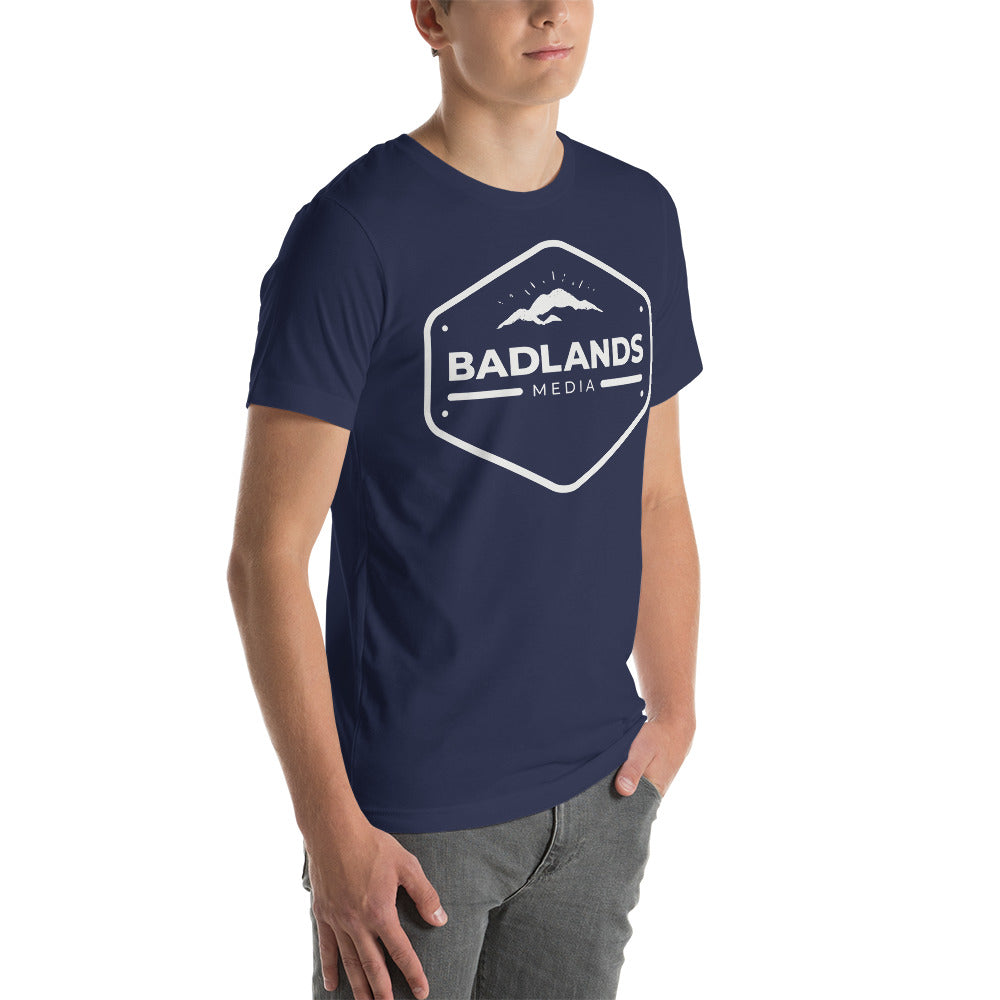 Badlands Hexagon Unisex T-Shirt with white logo