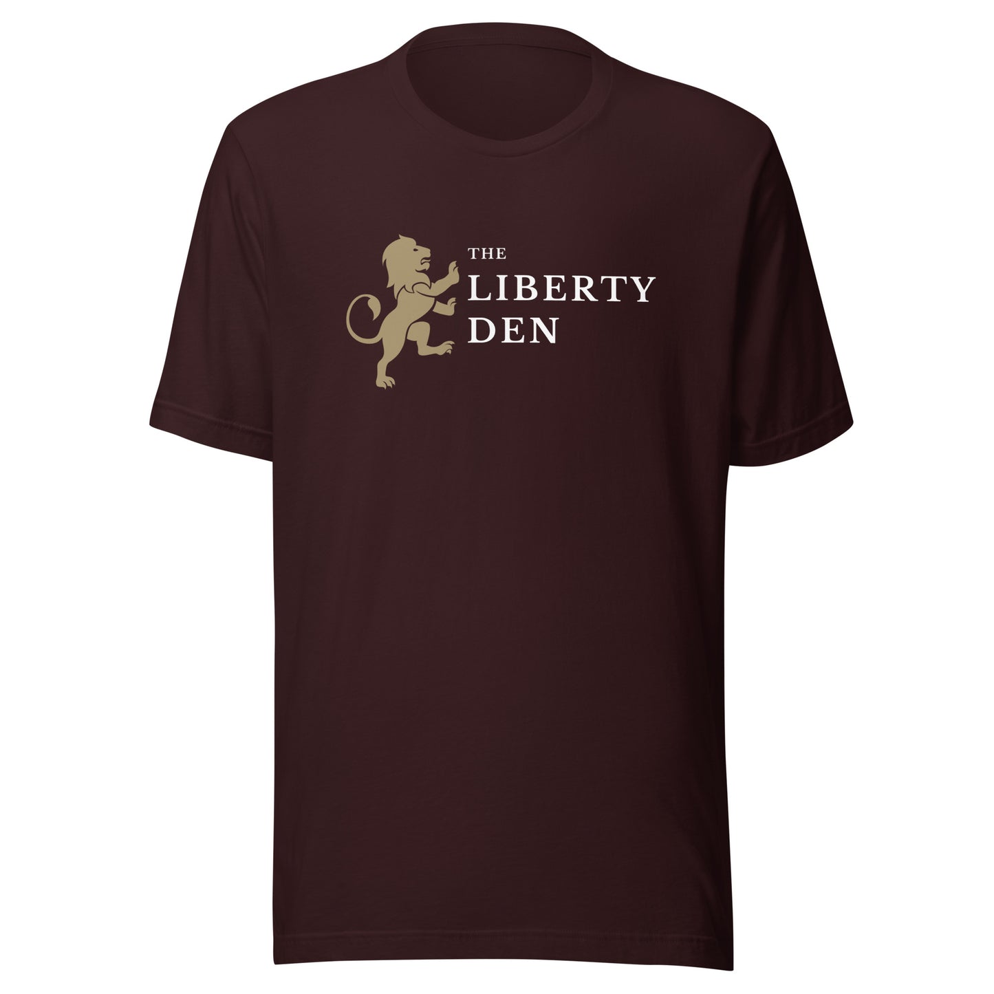 The Liberty Den Unisex t-shirt (light logo)