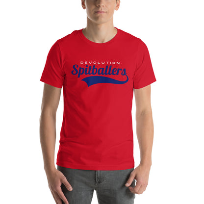 Spitballers Unisex t-shirt (blue logo)