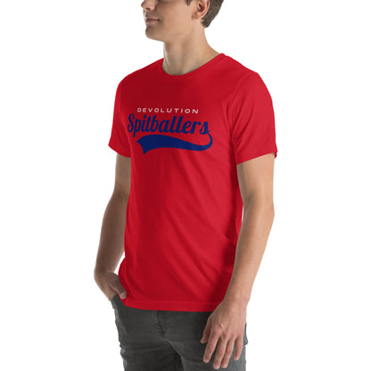 Spitballers Unisex t-shirt (blue logo)