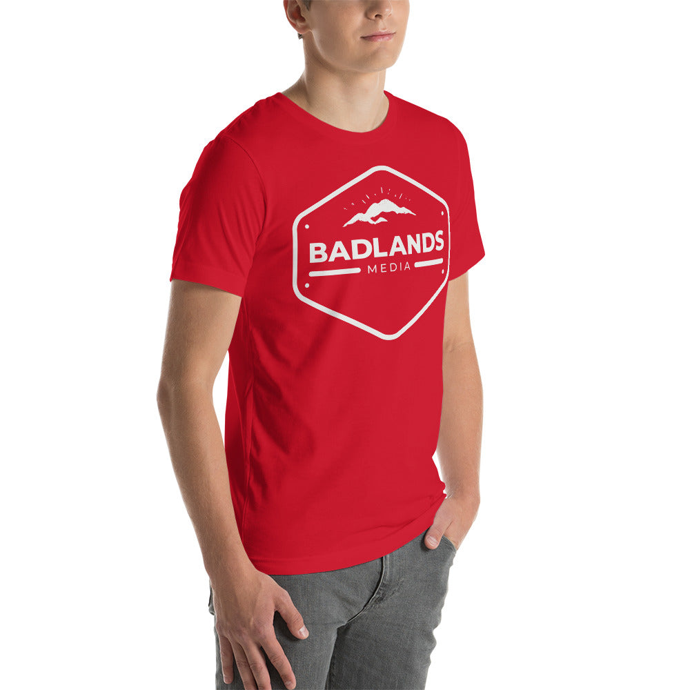 Badlands Hexagon Unisex T-Shirt with white logo