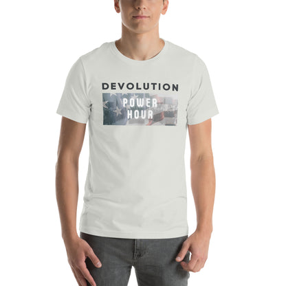 Devolution Power Hour Unisex t-shirt (dark logo)