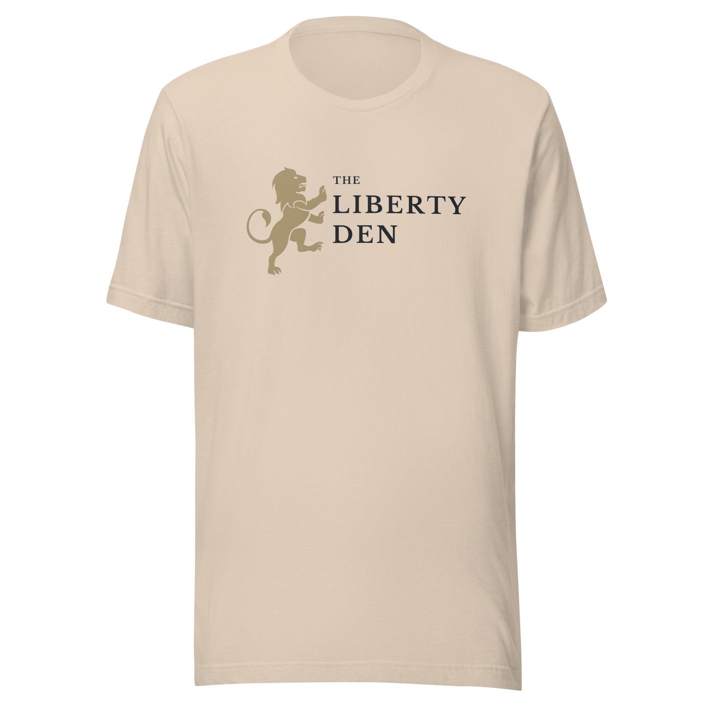 The Liberty Den Unisex t-shirt (dark logo)